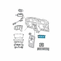 OEM Chrysler Air Conditioner And Heater Control Diagram - 55111879AC