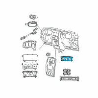 OEM Chrysler PT Cruiser Air Conditioner And Heater Control Diagram - 55111879AC