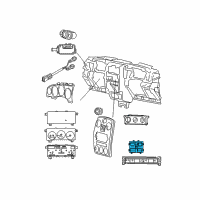 OEM Chrysler PT Cruiser Switch-5 Gang Diagram - 4602701AC