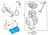 OEM 2022 GMC Sierra 3500 HD Heat Shield Diagram - 12705659