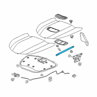 OEM Chevrolet Camaro Support Cylinder Diagram - 84444305