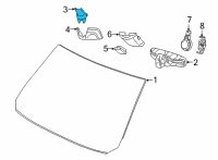 OEM 2016 Dodge Charger Upper COV-Mirror Diagram - 68213403AA