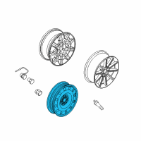 OEM 2005 Ford Freestyle Compact Spare Diagram - 5G1Z-1007-AA