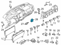 OEM 2022 Ford F-150 SWITCH ASY Diagram - ML3Z-13A350-AA