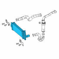 OEM 2014 Ram 1500 Cooler-Charge Air Diagram - 52014947AC