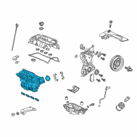 OEM Honda Accord Manifold Complete, Int Diagram - 17100-5LA-A01