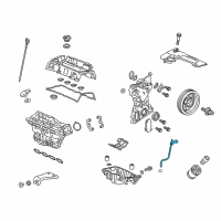 OEM 2017 Honda CR-V Pipe, Oil Level Diagram - 15200-5A2-A10