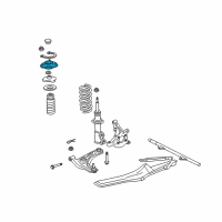 OEM 2005 Toyota MR2 Spyder Mount Diagram - 48609-17051