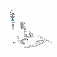 OEM 2004 Toyota MR2 Spyder Seat Diagram - 48044-17030