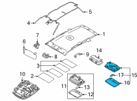 OEM Kia Sorento Lamp Assembly-Luggage Co Diagram - 92620C5000GYT