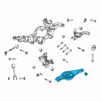 OEM 2013 Lincoln MKS Lower Control Arm Diagram - 8A8Z-5A649-C