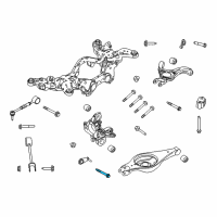 OEM 2018 Ford Police Interceptor Sedan Lower Control Arm Rear Bolt Diagram - -W715127-S439