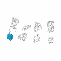 OEM 2006 Chevrolet Impala Front Mount Diagram - 10348601