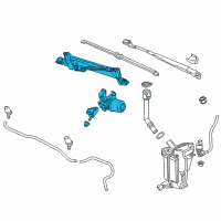 OEM 2021 Chevrolet Trax Motor & Linkage Diagram - 42333713