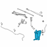 OEM Chevrolet Trax Washer Reservoir Diagram - 95440278