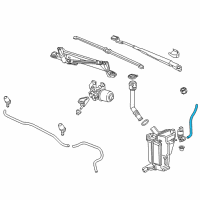 OEM 2014 Buick Encore Washer Hose Diagram - 95248720
