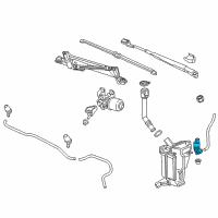 OEM Chevrolet Trax Pump Asm-Windshield Washer Diagram - 84139203