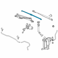 OEM 2018 Chevrolet Trax Front Blade Diagram - 42733852