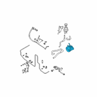 OEM 2008 Nissan Frontier Pump Power Steering Diagram - 49110-9CA0A