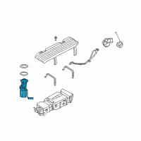 OEM Chrysler Module-Fuel Pump/Level Unit Diagram - 68027988AD