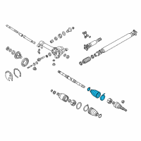 OEM 2010 Nissan Xterra Repair Kit-Dust Boot, Outer Diagram - 39241-EA025