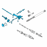 OEM Nissan Frontier Final Drive Assy-Front Diagram - 38500-EA300