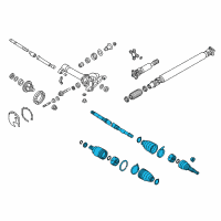 OEM 2017 Nissan Frontier Shaft Assembly-Front Drive, R Diagram - 39100-EA000