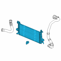 OEM Buick Cascada Cooler, Charging Air Diagram - 13393988