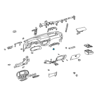 OEM 2001 Toyota Sequoia Compartment Lamp Diagram - 81260-33010