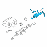 OEM Infiniti I30 Lock Set-Steering Diagram - 48700-6J388