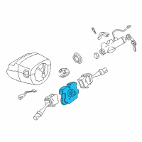 OEM Infiniti I35 Combination Switch Body Diagram - 25567-AR227