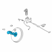 OEM Ford Focus Clutch Master And Slave Cylinder Assembly Diagram - YS4Z2004BB