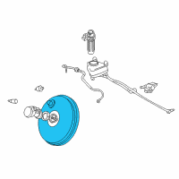 OEM 2003 Ford Focus Brake Booster Diagram - YS4Z2005EA