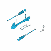 OEM Ford Taurus X Gear Assembly Diagram - 8G1Z-3504-FRM