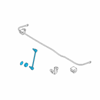 OEM 2005 Hyundai Tucson Link Assembly-Rear Stabilizer Diagram - 55530-2E200