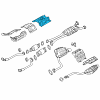 OEM 2014 Hyundai Genesis Panel-Heat Protector, Center Diagram - 28794-3M000