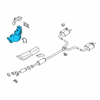 OEM 2022 Nissan Altima THREE WAY CATALYTIC CONVERTER Diagram - 208A2-9HB0B