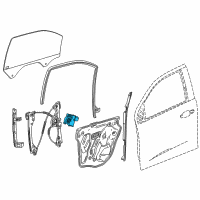 OEM 2018 Chevrolet Colorado Window Motor Diagram - 23128487