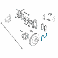 OEM 2013 Nissan Pathfinder Hose Assy-Brake Diagram - 46210-3JA0E