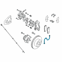 OEM Infiniti JX35 Hose Assy-Brake Diagram - 46210-3JA0E