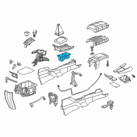 OEM Honda Holder Assembly, Cup (Graphite Black) Diagram - 77237-TR6-C01ZA