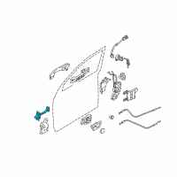 OEM 2009 Hyundai Tucson Checker Assembly-Front Door, LH Diagram - 79380-2E000