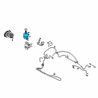 OEM Dodge Stealth Filter-Power Steering Fluid Diagram - MB350950