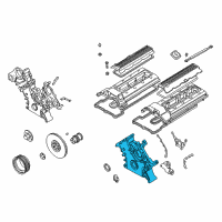 OEM BMW Timing Case Cover, Bottom Diagram - 11-14-1-407-316