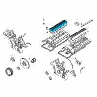 OEM 2002 BMW M5 Covering Left Diagram - 11-12-1-406-035