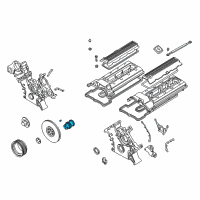 OEM BMW M5 Engine Timing Crankshaft Gear Diagram - 11-21-1-406-201