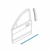 OEM 2008 Ford Focus Belt Weatherstrip Diagram - 8S4Z-6321453-A