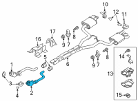 OEM 2021 Ford Mustang Catalytic Converter Diagram - KR3Z-5E213-A