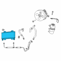 OEM 2004 Dodge Viper Cooler-Power Steering Diagram - 5290013AF