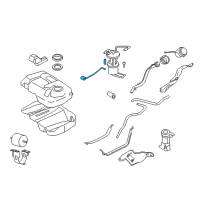 OEM Ford Escape Fuel Sender Unit Diagram - 7M6Z-9A299-A